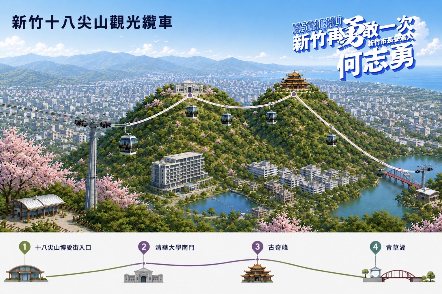 十八尖山-青草湖休閒觀光纜車